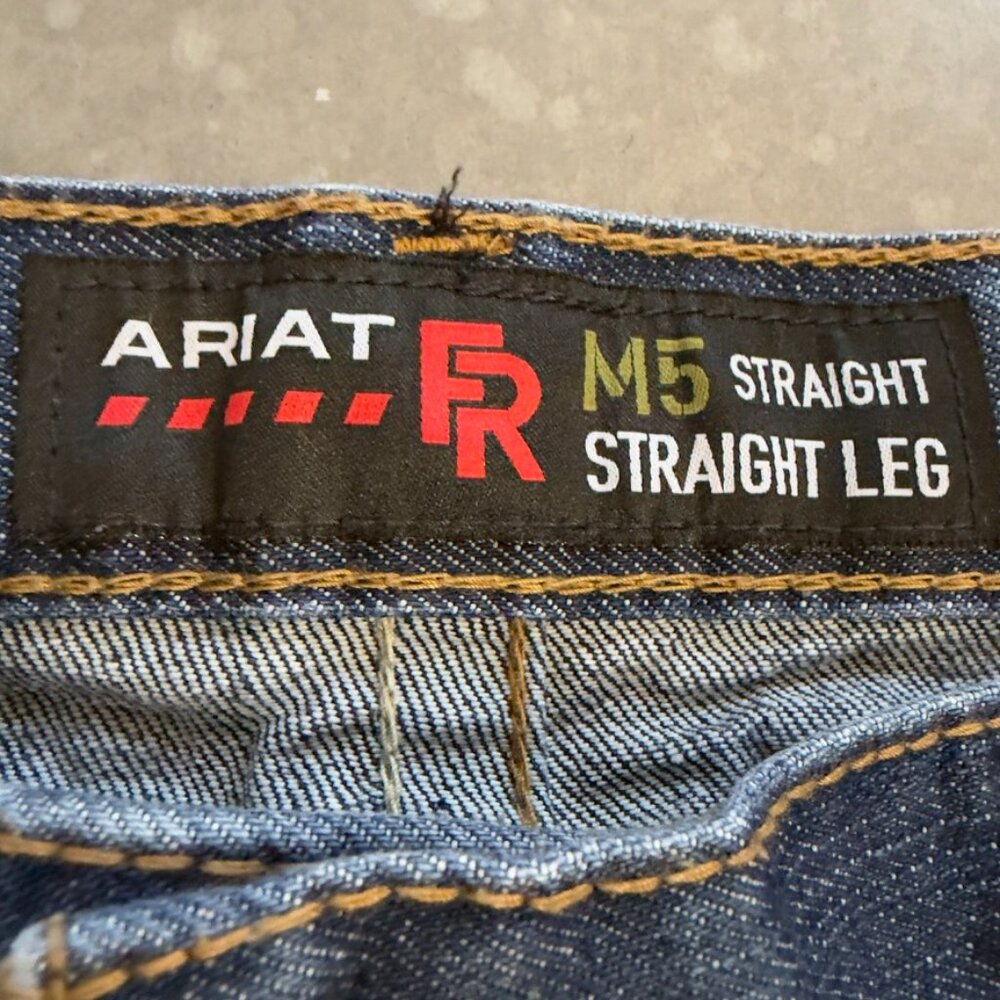 Ariat FR M5 Straight Leg Jeans – 38x34 – Flame Resistant – USA Fabric - Picture 5 of 16